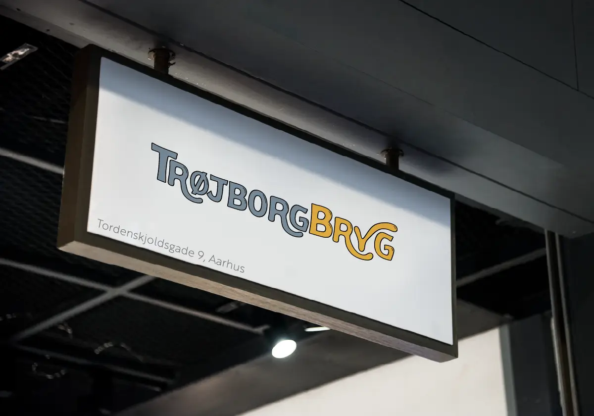 TrøjborgBryg Skilt